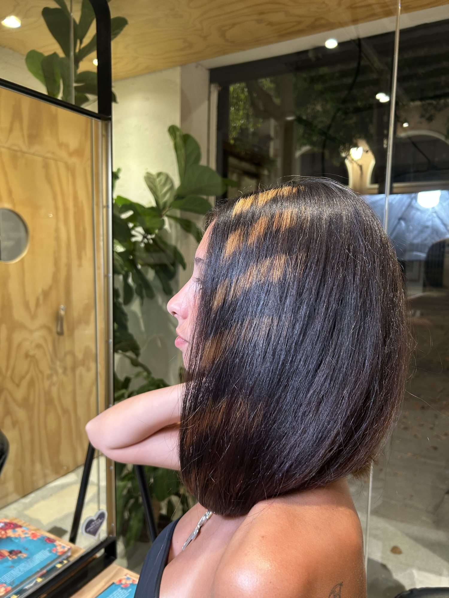 Bob con mechas caramelo, foto 2 de 5