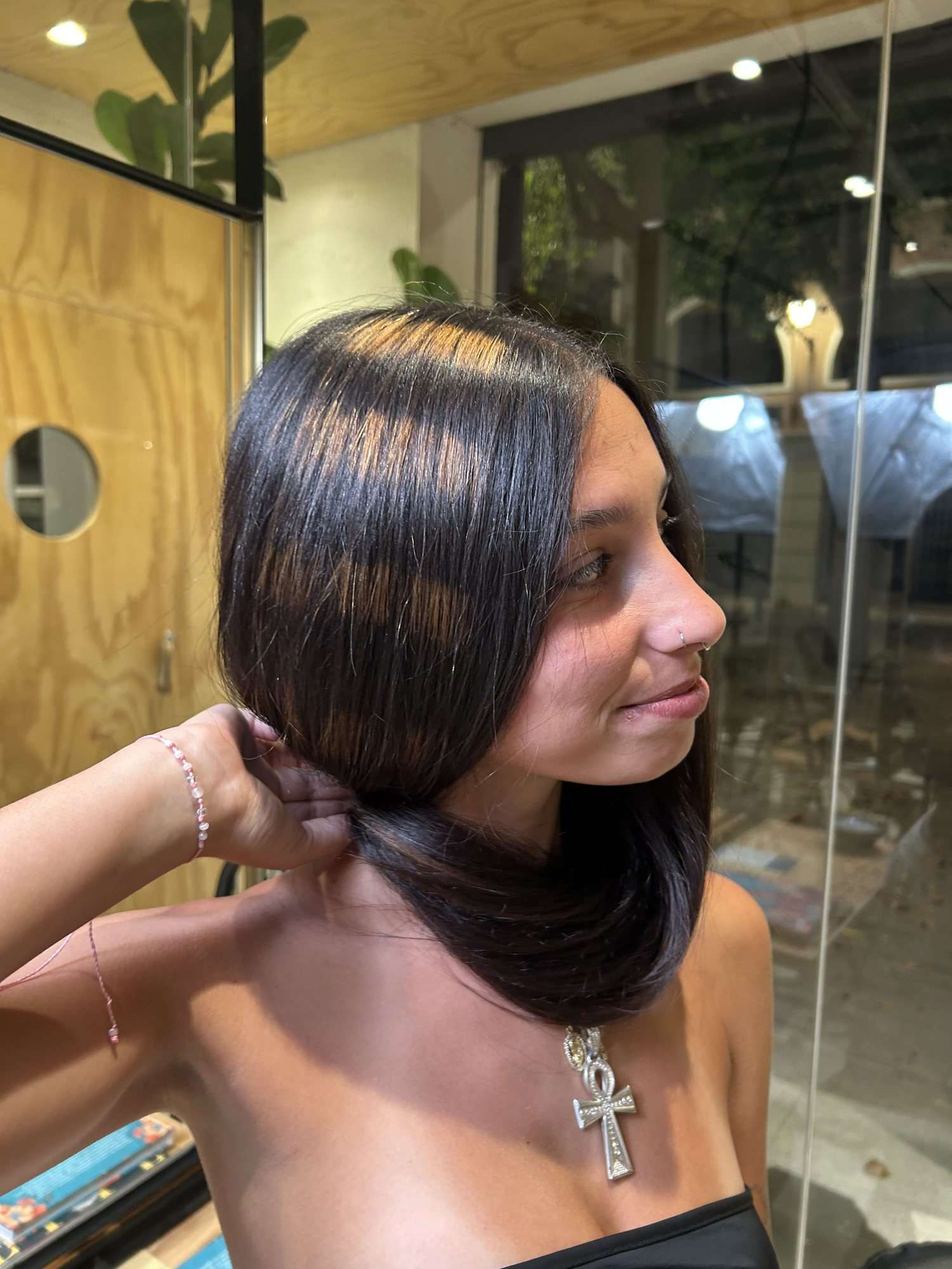 Bob con mechas caramelo, foto 3 de 5