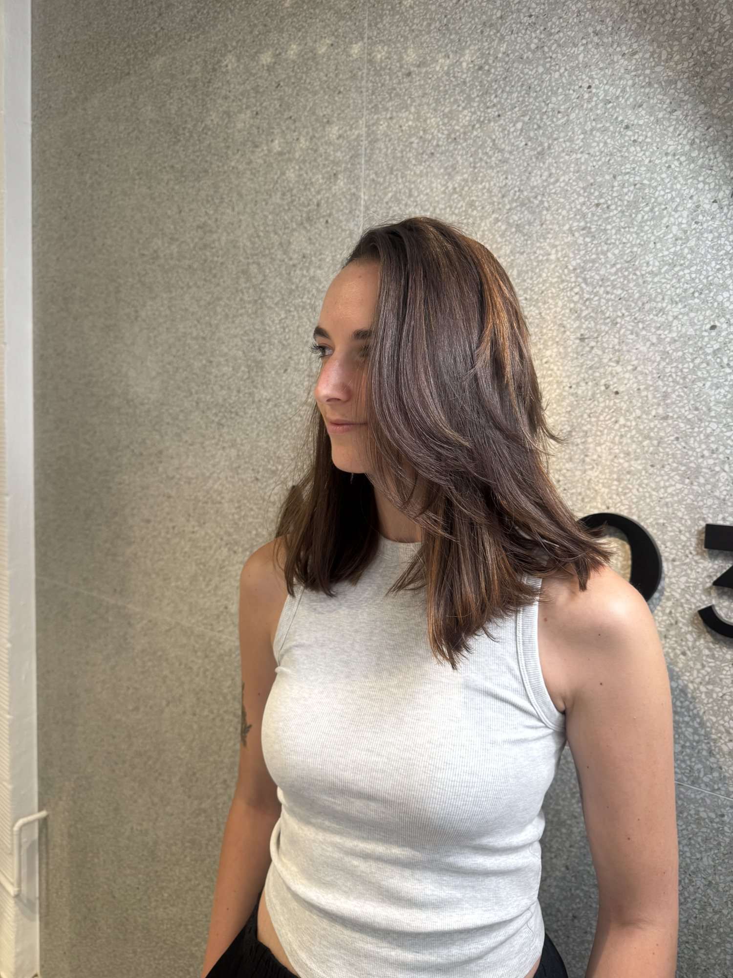 Melena en capas, foto 3 de 4